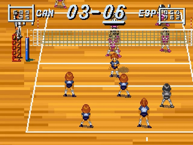 Multi Play Volleyball screenshot 3 for Super Famicom